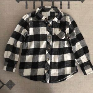 Old Navy Kids Flannel Button Down Shirt